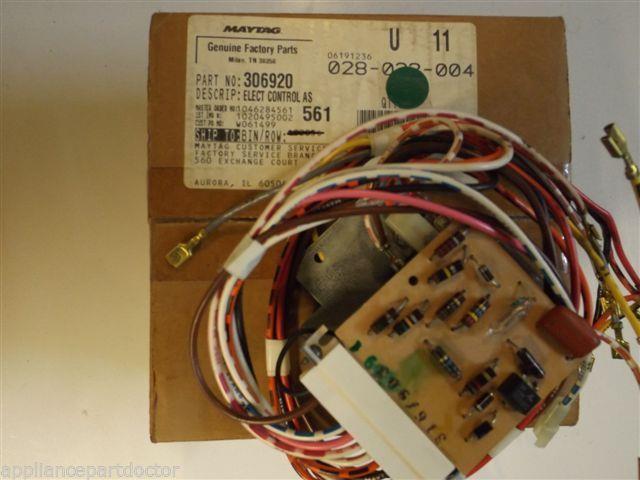 Maytag Dryer 306920 Elect Control Assy Dg NEW IN BOX Maytag Dryer 306920 Elect Control Assy Dg NEW IN BOX